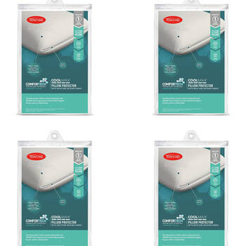 4PK Tontine Comfortech Coolmax Pillow Protector
