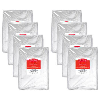 8PK Tontine King Quilted Pillow Protector Envelope Style - White