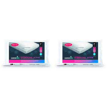 2PK Tontine Comfortech Hydrocool Active Pillow Firm High Profile