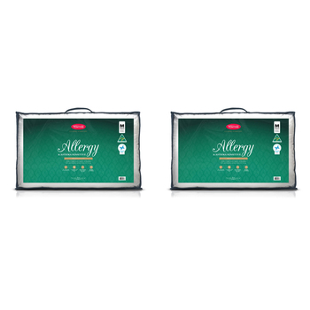 2PK Tontine Classic Comfort Allergy & Asthma Pillow - Medium