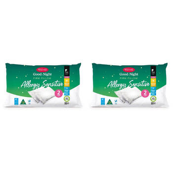 4pc Tontine Good Night Allergy Pillow Firm Profile
