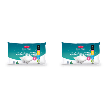 4pc Tontine Good Night Australian Cotton Pillows Pack - Firm