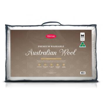 Tontine Australian Washable Wool Surround Medium Pillow Standard