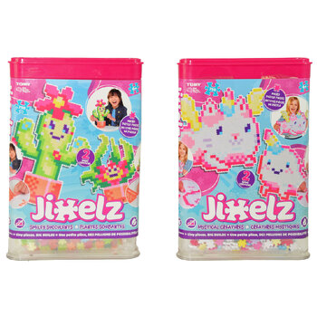 750pc Jixelz Mystical Creature and 750pc Smiley Succulents Craft Kit Set 6y+