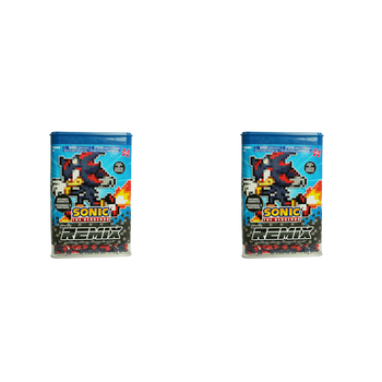 2PK 750pc Jixelz Remix Sonic the Hedgehog Running Shadow Puzzle Set 8y+