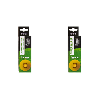 2x 3PK Formula Sports 4cm Championship Balls 3 Stars - Orange