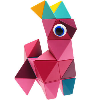 24pc Trido Flamingo Medium Magnetic Art Set Building Toy Kids/Children - 3y+