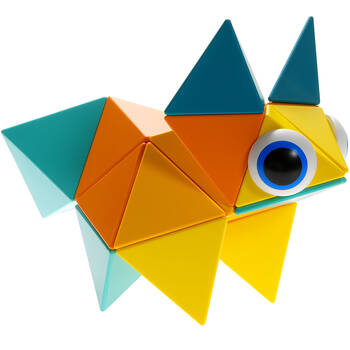 24pc Trido Honey Medium Magnetic Construction Building Toy Kids/Children - 3y+