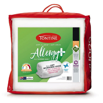 Tontine Allergy Plus All Season Quilt Single Bed 140 x 210cm