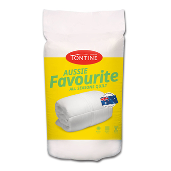 Tontine Aussie Favourite All Seasons Single Bed Quilt 140x210cm