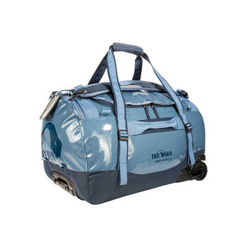 Tatonka Nylon Barrel Roller M/60L Outdoor Travel Wheeled Duffel Elemental Blue