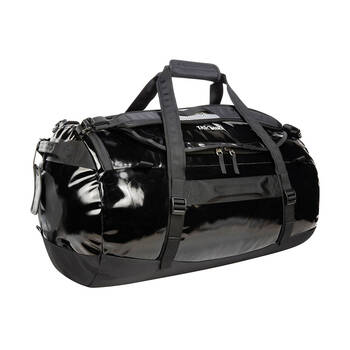 Tatonka Nylon Barrel Duffel Outdoor Travel Bag M/65L Black Gloss