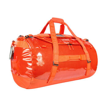 Tatonka Nylon Barrel Duffel Outdoor Travel Bag XL/110L Red Orange Gloss