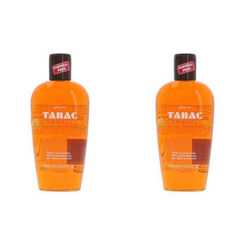 2PK Tabac Bath & Shower Gel Personal Hygiene Moisturising Cleansing Body Wash 400ml