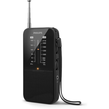 Philips The Pocket Classic/Retro Portable Radio - Black