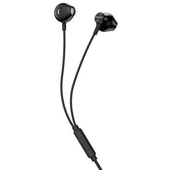 Philips In-Earbud Earphones w/ Mic - Black