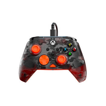 Turtle Beach Rematch Core Xbox Wired 2.5m USB Game Controller Black Camo/Orange
