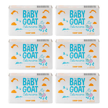 6PK The Goat Baby Skincare Soap Gentle Bar Moisturising 100g For Sensitive Skin