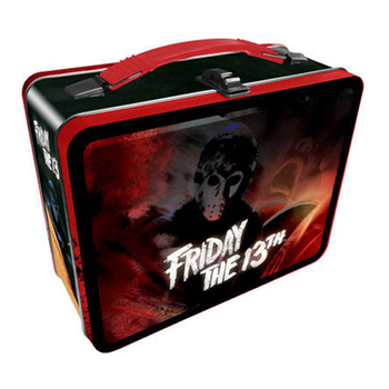 Aquarius 22cm Friday The 13th Tin Fun Box w/ Handle Large