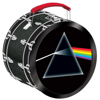 Aquarius Pink Floyd Collectable Drum Shaped Fun Box 29x17cm - Black