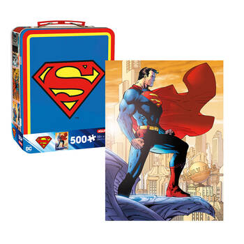500pc Aquarius Superman Collectable Fun Box with Puzzle