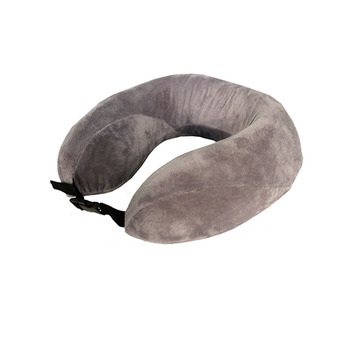 Tosca Memory Foam Travel Neck Support Sleeping Pillow  - Grey