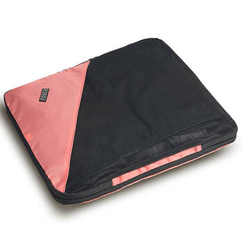 2pc Compression Cube Men Travel Luggage Medium Organisers - Coral