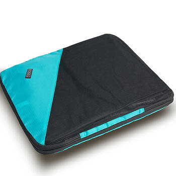 2pc Compression Cube Men Travel Luggage Small Organisers - Teal