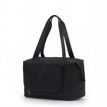 Tosca Foldable & Expandable Holiday/Travel Tote Bag Black