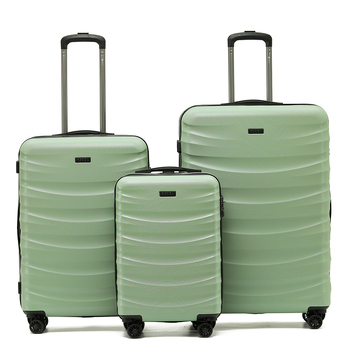 3pc Tosca Interstellar Wheeled Suitcase Luggage Set - Green