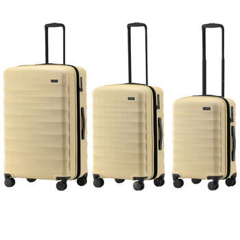 3pc Tosca Interstellar 2.0 Trolley Travelling Suitcase Luggage Set Yellow