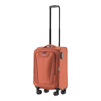 Tosca Altitude Medium Suitcase Travel Luggage W/ Wheels & Lock 66cm Rust Orange