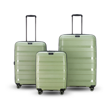 3pc Tosca Comet PP Suitcase Trolley Luggage Set - Sage