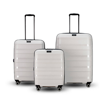 3pc Tosca Comet PP Suitcase Trolley Luggage Set - Cobbles