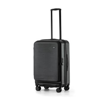 Tosca Zen Medium Suitcase Travel Luggage W/ Wheels & Combination Lock 65cm Black