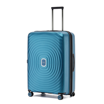 Tosca Eclipse 29" Checked Trolley Travel Suitcase - Blue