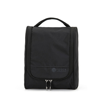 Tosca Hanging Toiletry Travel Organiser 10 - Black
