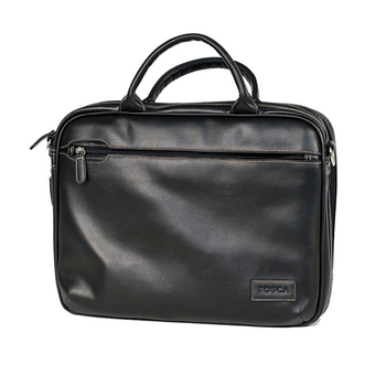 Tosca 15.4" Laptop Folio Hand Carry Business Bag - Black