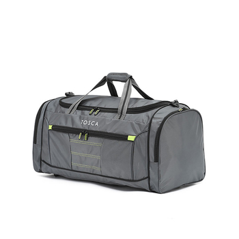 Tosca Medium Duffle/Weekender Bag 70cm - Grey/Lime