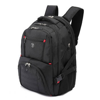 Tosca Ultimate Travel 15.4 Laptop Backpack Bag - Black