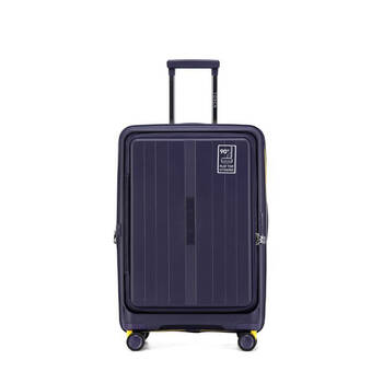 Tosca Cruiser Hard Case Carry On Travelling Suitcase Medium 67x42x27cm PUR/YLW