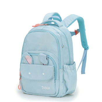 Tosca Kids Adjustable Bunny School Backpack - Blue