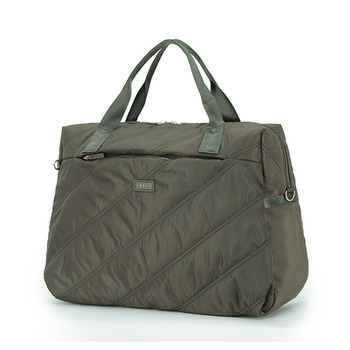 Tosca Shoulder Market/Work Commute Tote Bag Khaki Stich