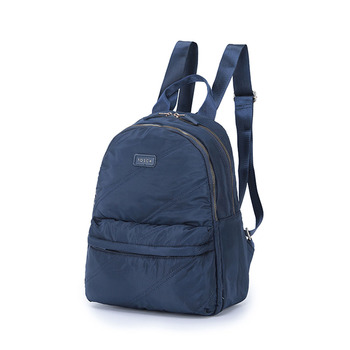Tosca Daily Shoulder Laptop School Backpack Navy Stitch