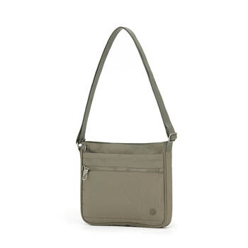 Tosca Anti-Theft RFID Blocking Shoulder Travel Bag 30x24cm - Taupe