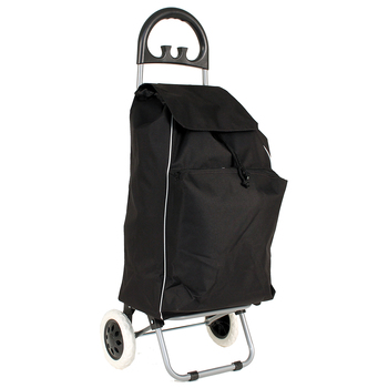 Tosca 70L/58cm Shopping Cart Trolley Bag w/ Wheels - Black
