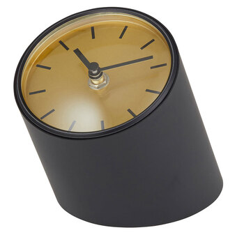 Onyx Mantle Clock - Black/Gold