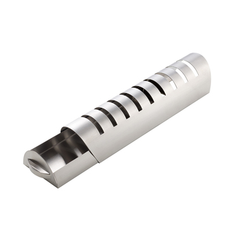 Crossray Stainless Steel Smoker Box for Electric & Gas BBQ - Silver