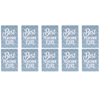 10PK Splosh Teacher Best Teacher Ceramic Refrigerator Magnet 8cm