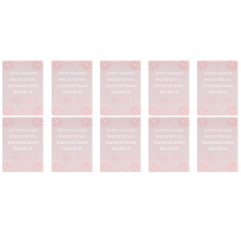 10PK Splosh Teacher Thank You Ceramic Refrigerator Magnet 8cm